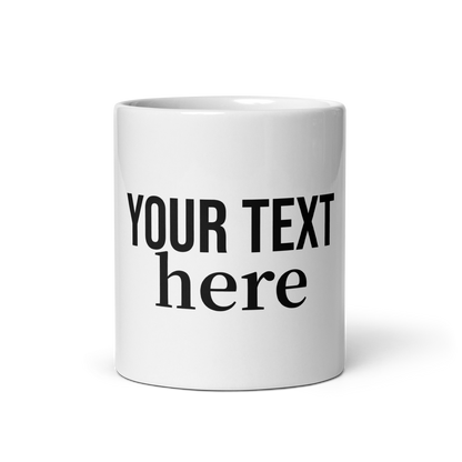 Dein Spruch auf einer Tasse