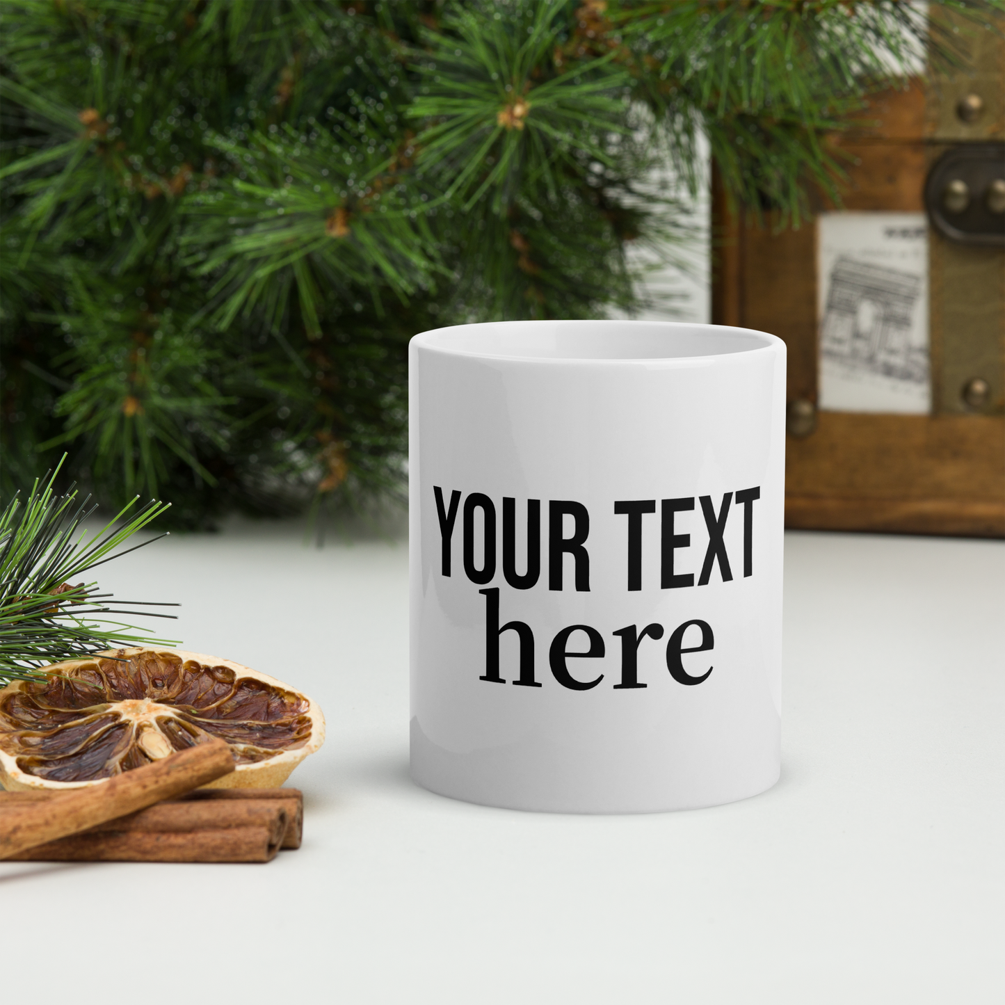 Dein Spruch auf einer Tasse