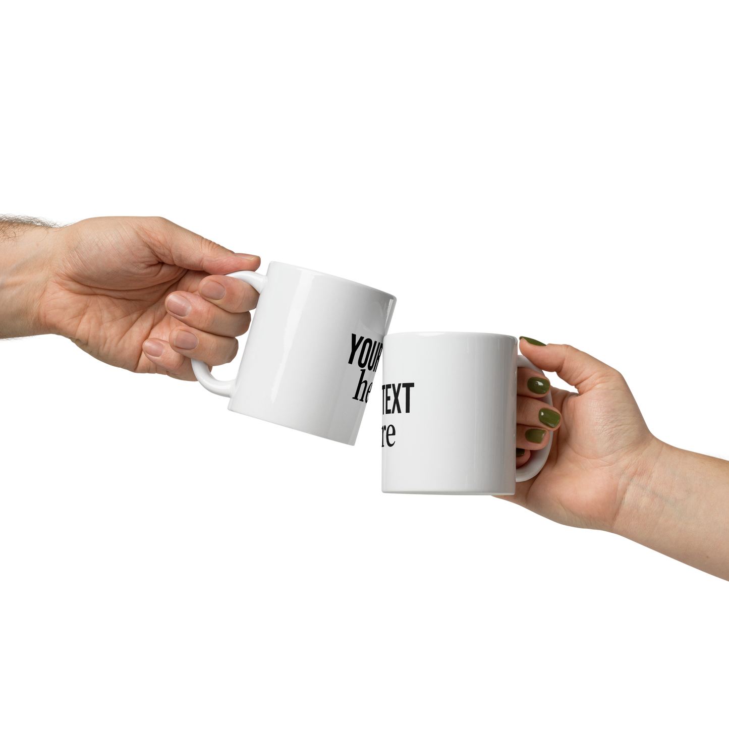 Dein Spruch auf einer Tasse