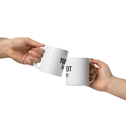 Dein Spruch auf einer Tasse