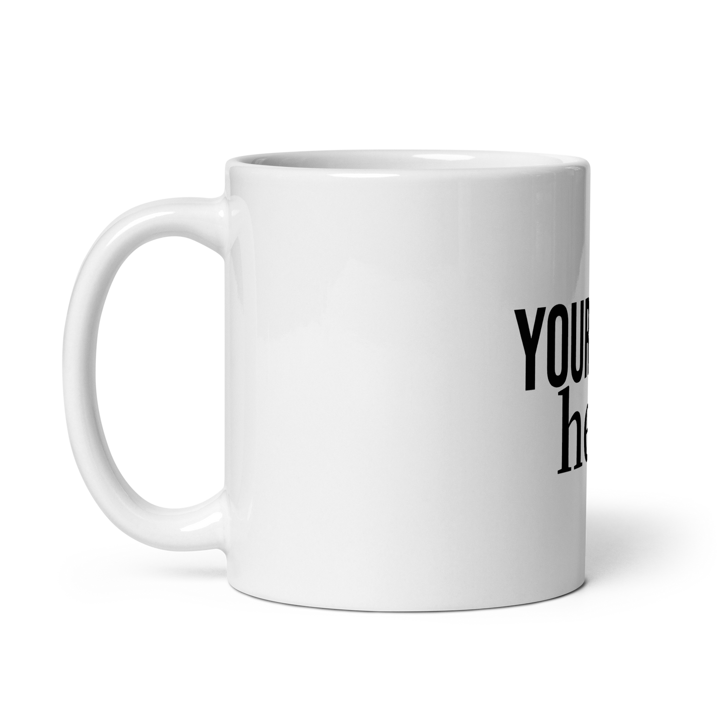 Dein Spruch auf einer Tasse