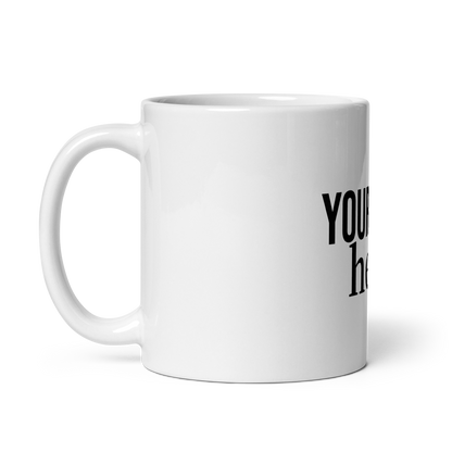 Dein Spruch auf einer Tasse