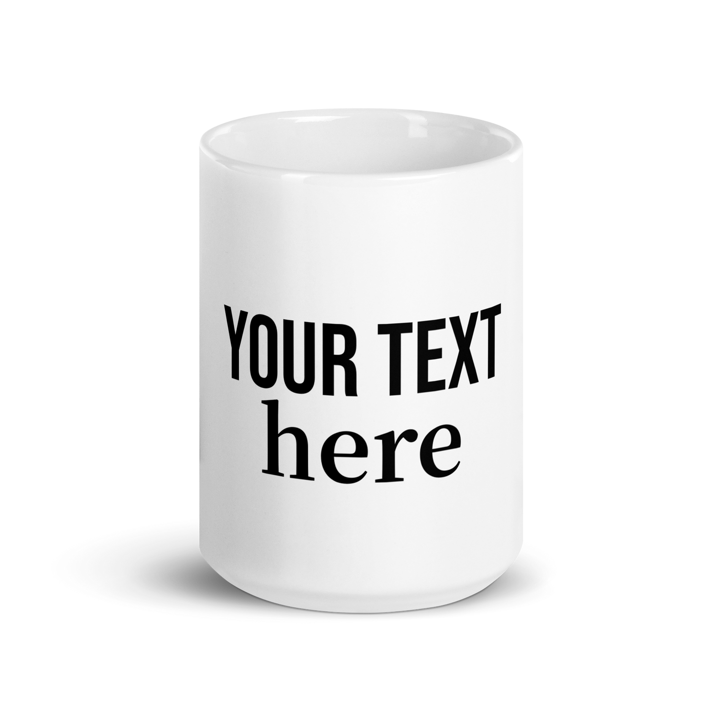 Dein Spruch auf einer Tasse