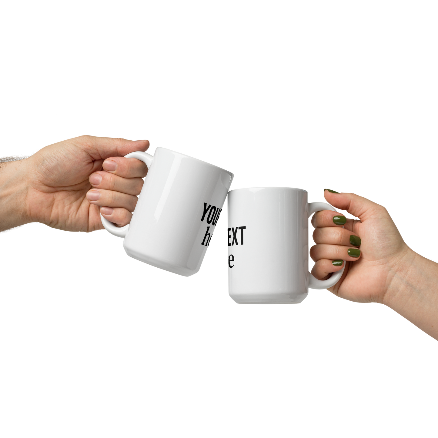 Dein Spruch auf einer Tasse