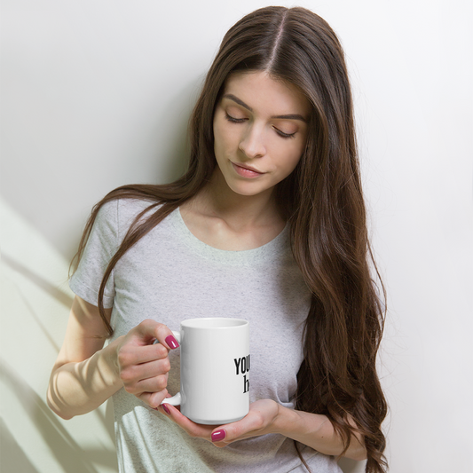 Dein Spruch auf einer Tasse