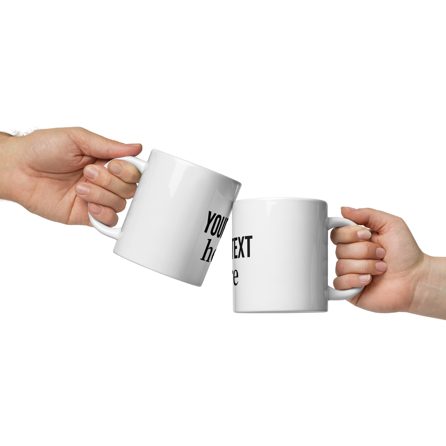 Dein Spruch auf einer Tasse
