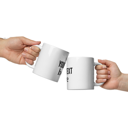 Dein Spruch auf einer Tasse